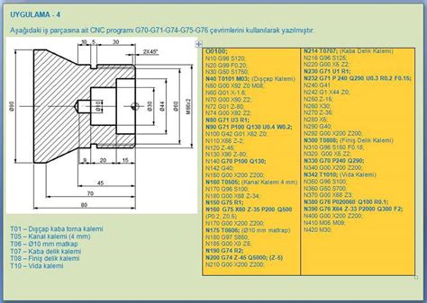 cnc torna programlama pdf|cnc torna programı.